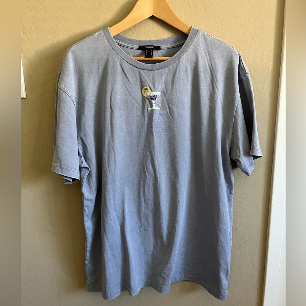 Forever 21 Lavender Lemon Drop Cocktail Recipe Shirt Size Medium